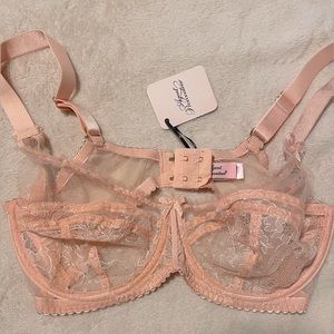 Agent Provocateur Olive Bra Peach 34D NWT